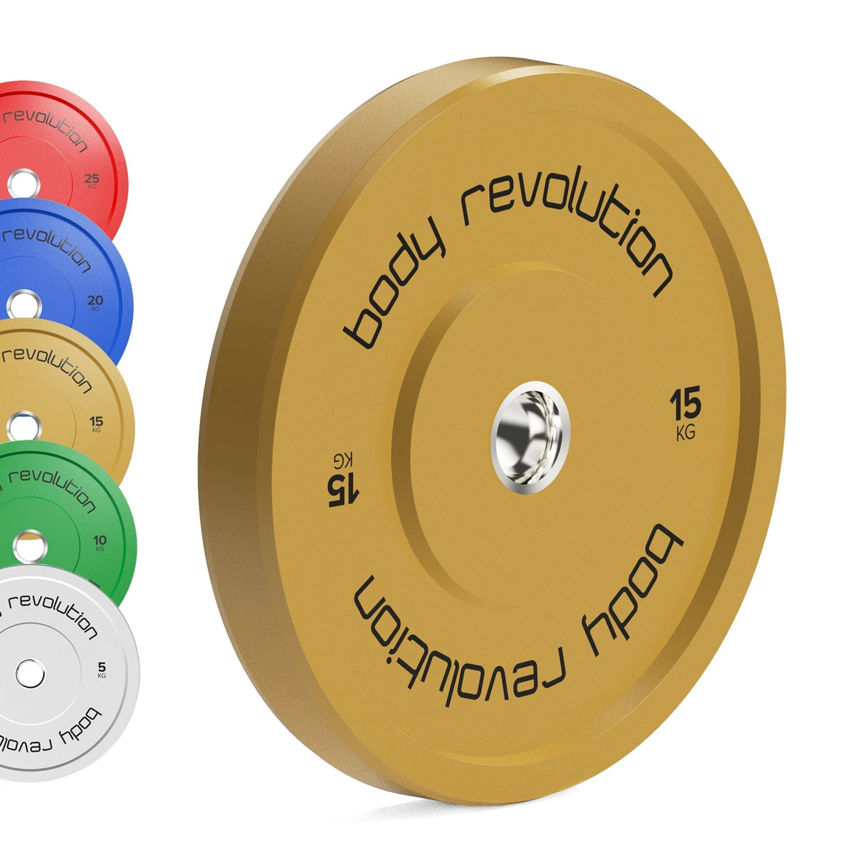 Body Revolution Olympic Bumper Plates (Colour)