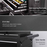 2-in-1 Lockable Tool Chest & Roller Cabinet – 14 Drawers