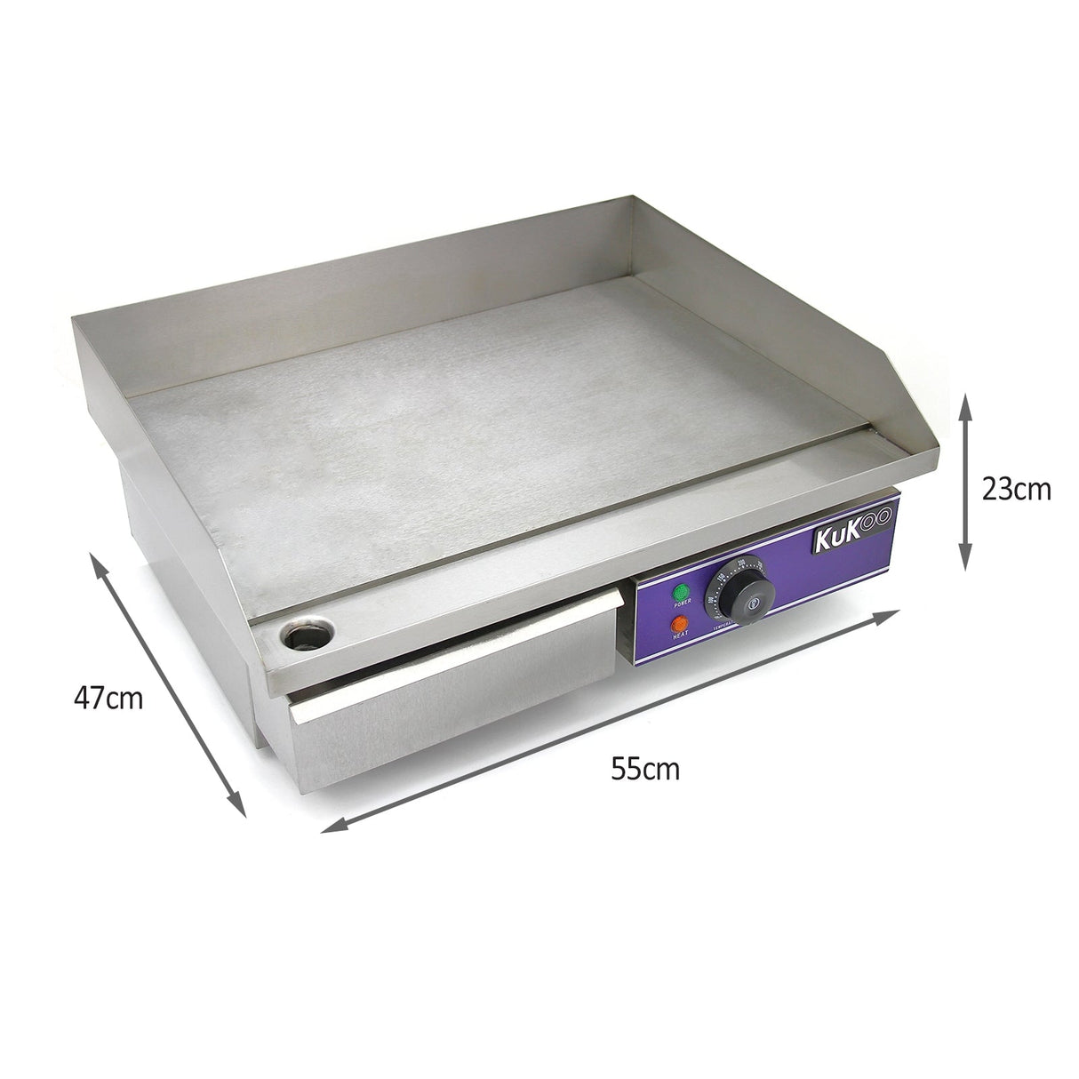 KuKoo 50cm Wide Electric Griddle