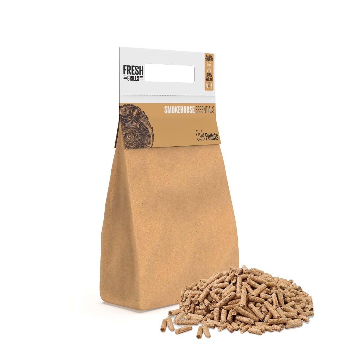 Fresh Grills Wood Pellets for BBQ Grill, Wood Fired Pizza Oven, Kamado and Outdoor Smokers - 1.5 kg - Fresh Grills