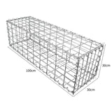 Gabion Baskets 100 x 30 x 30cm / 3 Pack