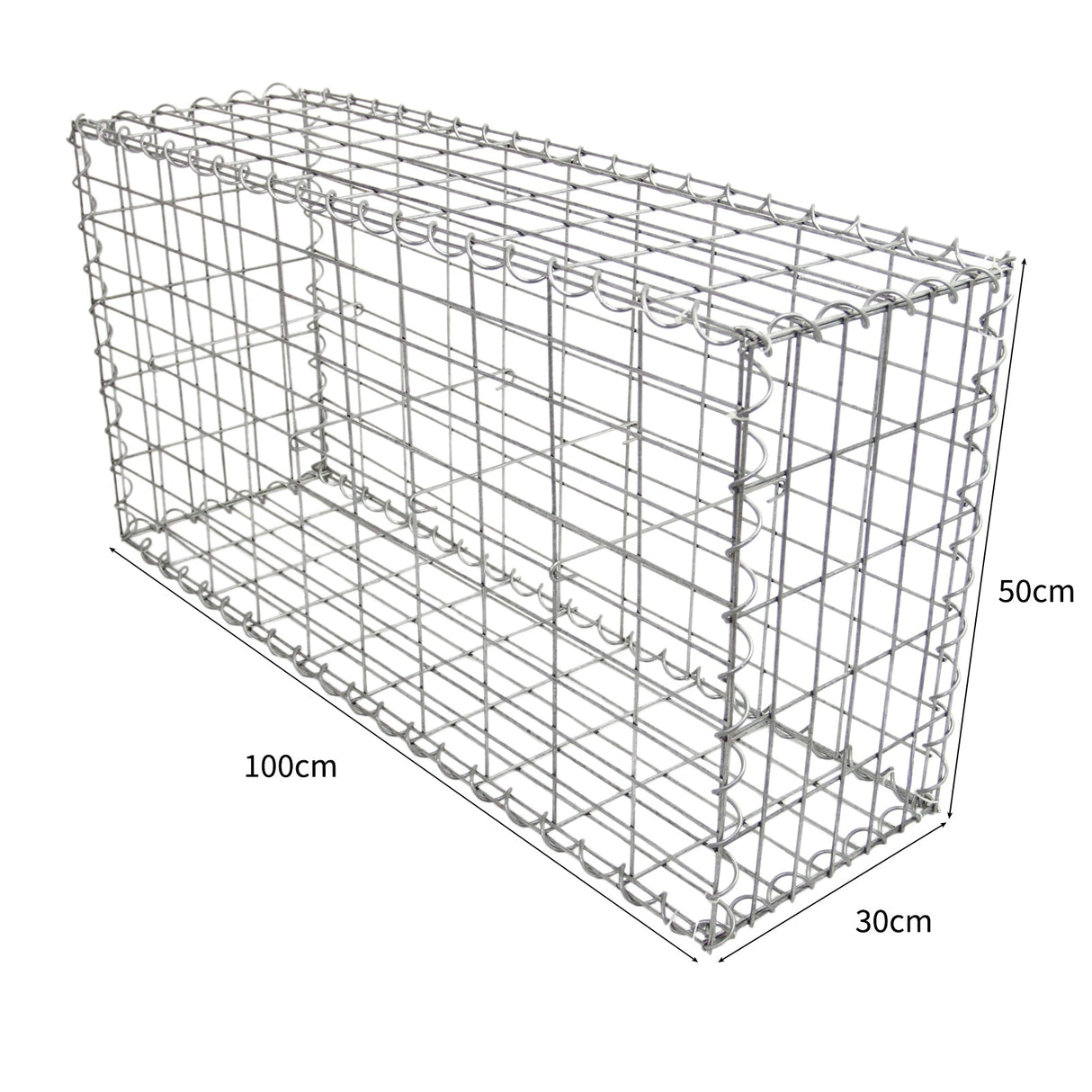 Gabion Baskets 100 x 50 x 30cm / 6 Pack