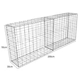 Gabion Baskets 100 x 95 x 30cm / 4 Pack