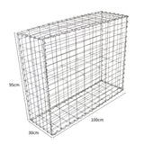 Gabion Baskets 100 x 95 x 30cm / 6 Pack