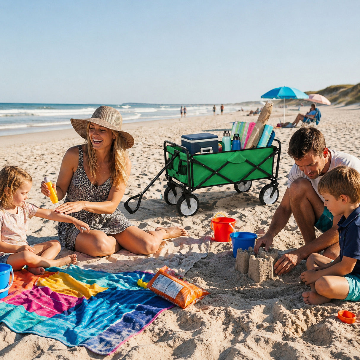 All-Terrain Festival & Beach Drinks Trolley Green
