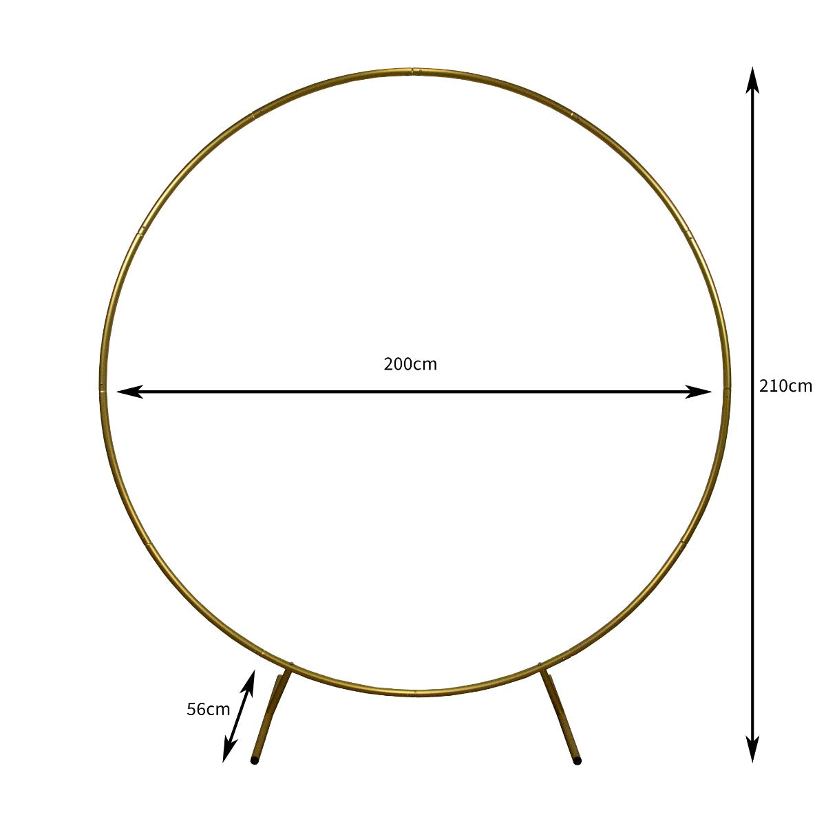 Wedding Moongate 200cm - Gold