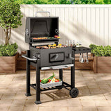 Portable Charcoal BBQ Grill Trolley