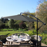 Grey Cantilever Parasol