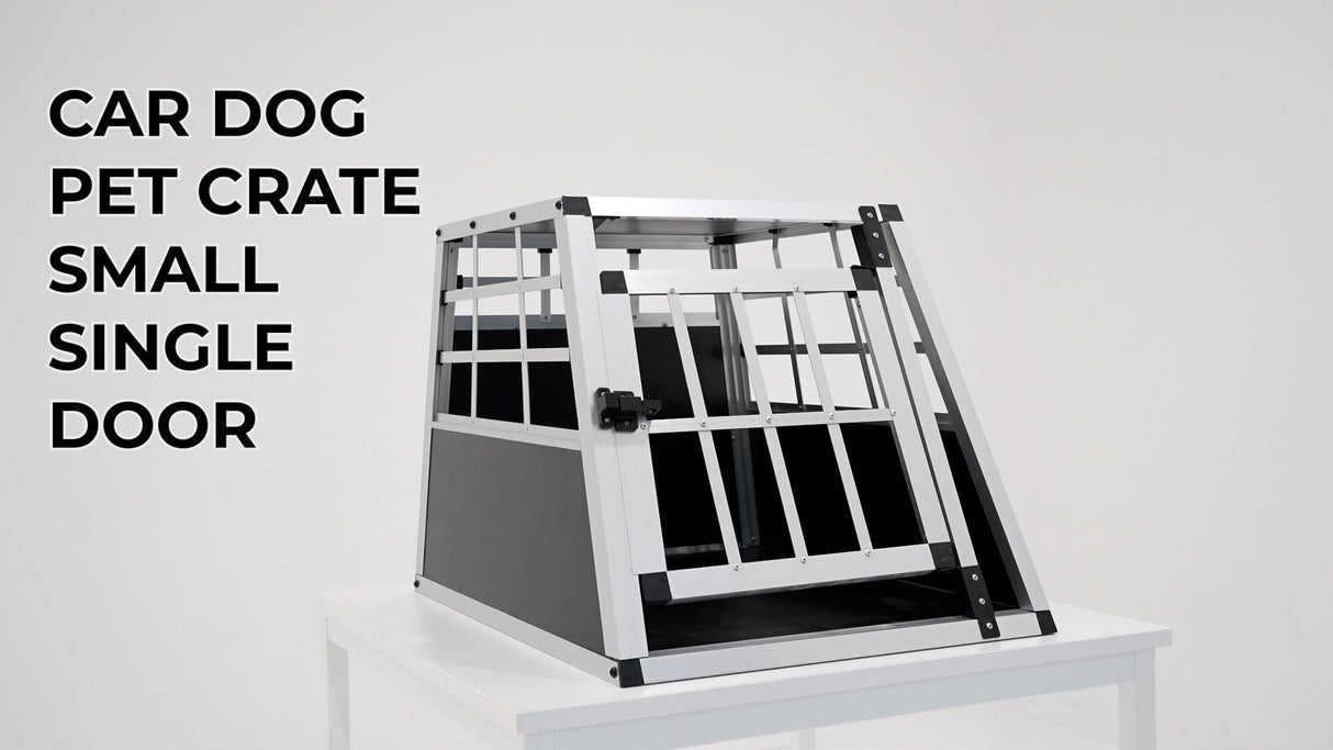Car Dog Pet Crate - Small Single Door