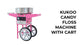 KuKoo Candy Floss Machine With Cart