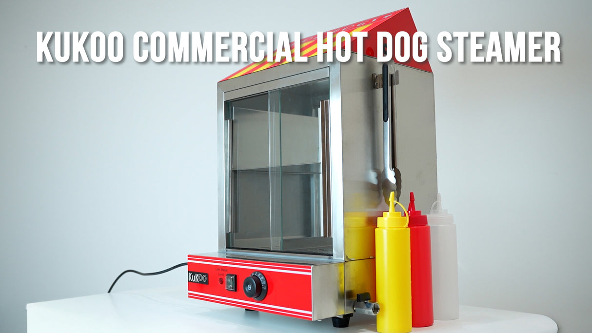 KuKoo Commercial Hot Dog Steamer