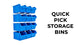 Quick Pick Storage Bins