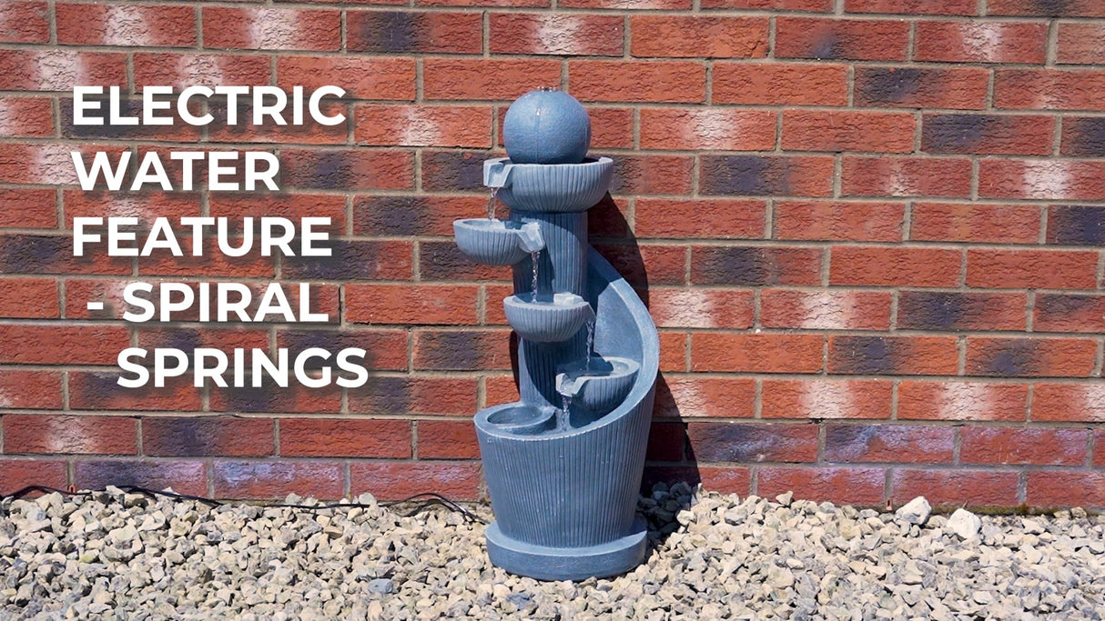 Electric Water Feature - Spiral Springs