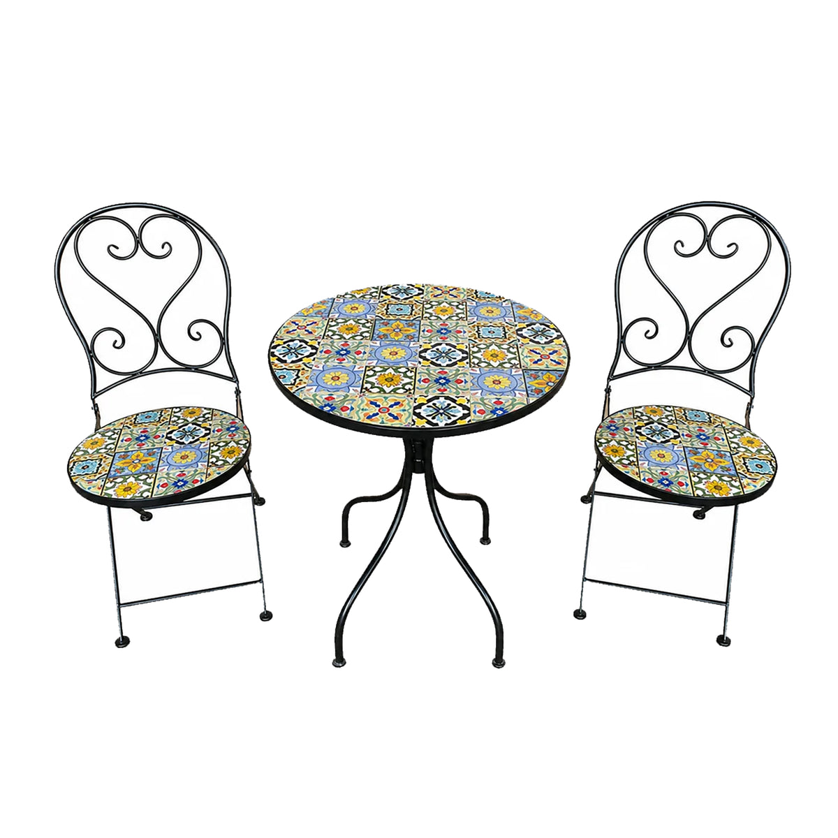 Majorelle Mosaic Bistro Set