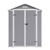 6x4ft Plastic Garden Storage Shed – Lockable Door