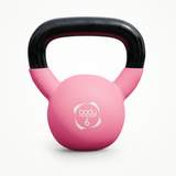 Strength Training Bundle 1 - Hex Dumbbells Pair 3kg , Neoprene Kettlebell 6kg, Yoga Mat and Resistance Bands - Body Revolution