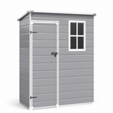 5x3ft Plastic Garden Tool Shed