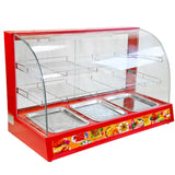 KuKoo 90cm Wide Glass Food Warmer