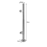 MonsterShop Stainless Steel Balustrade, End Post, 90cm H