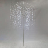 Weeping Willow Tree - White - 240cm - Cool White