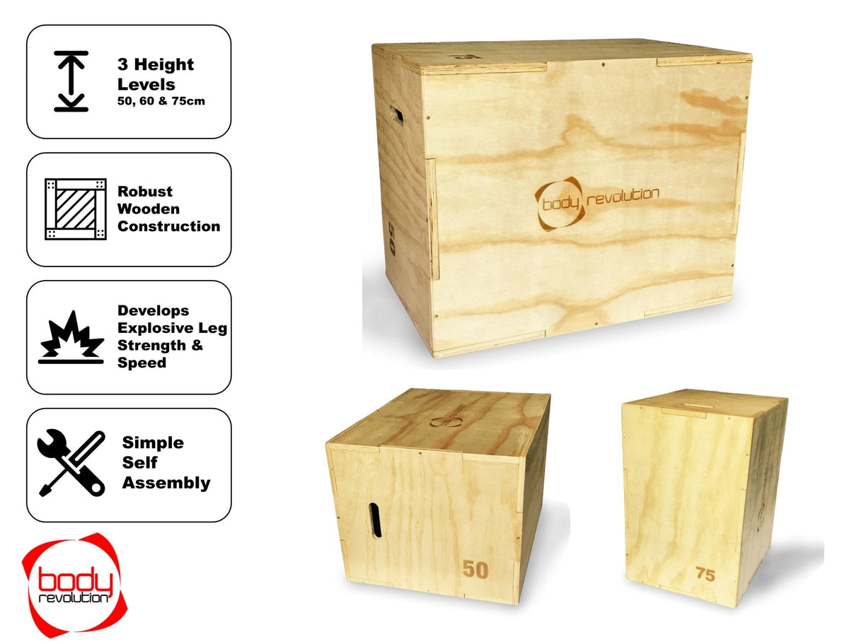 Wooden Plyometric Box - Body Revolution