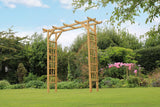 Flat Top Garden Arch with Trellis