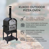 KuKoo Outdoor Pizza Oven & Pizza Peel