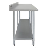 Commercial Stainless Steel Catering Table - 7ft Wide