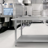 Commercial Stainless Steel Catering Table - 4FT Wide
