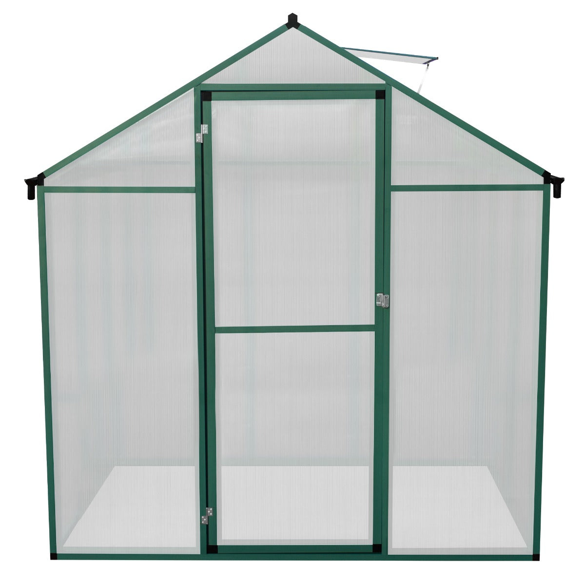 Polycarbonate Greenhouse 6ft x 4ft – Green