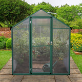 Polycarbonate Greenhouse 6ft x 4ft – Green