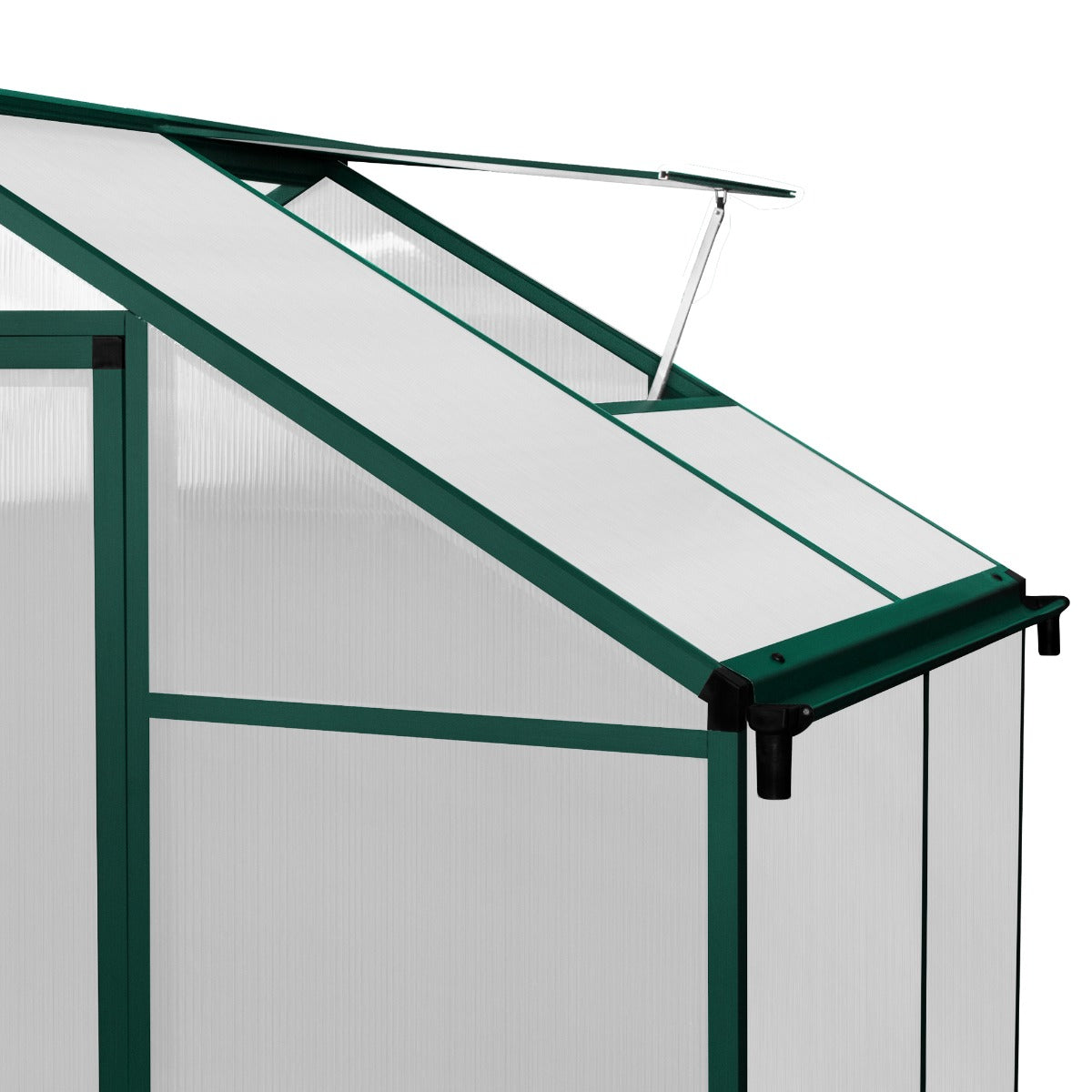 Polycarbonate Greenhouse 6ft x 4ft – Green