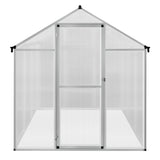 Polycarbonate Greenhouse 6ft x 6ft– Silver