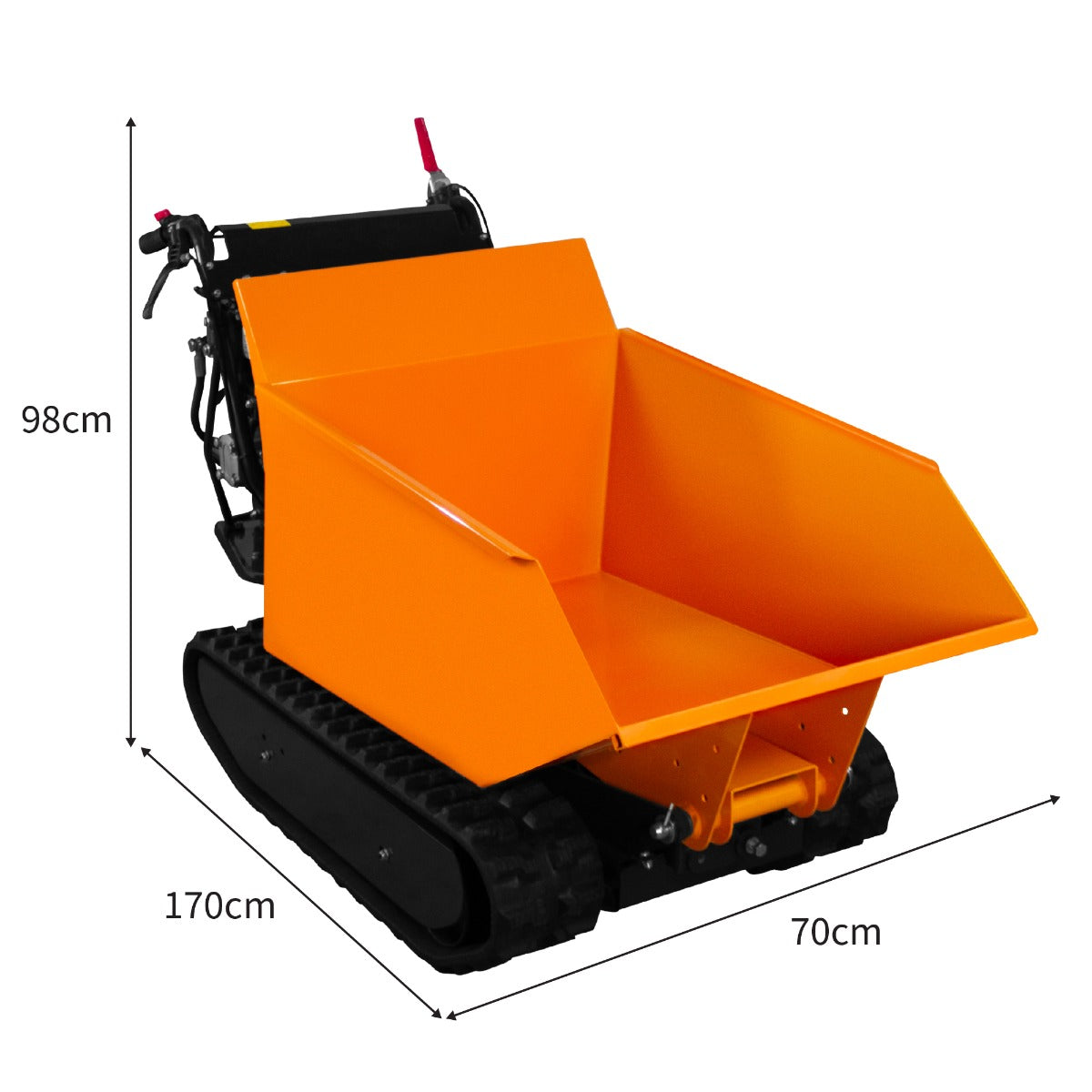 Tracked Mini Dumper Petrol Tipper