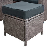 Rattan Corner Set - Grey