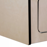 Overhead Camper Cabinet With Black Trim – 120cm x 35cm x 35cm