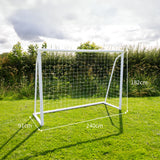 8 x 6ft Football Goal, Carry Case and Target Sheet