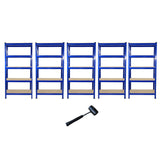 Garage Racking Bundle - Space Saver - Boltless 5Tier Garage Shelves Shelving Racking Organiser