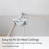 Clothing Airer Ceiling Pulley - White - 1.4m