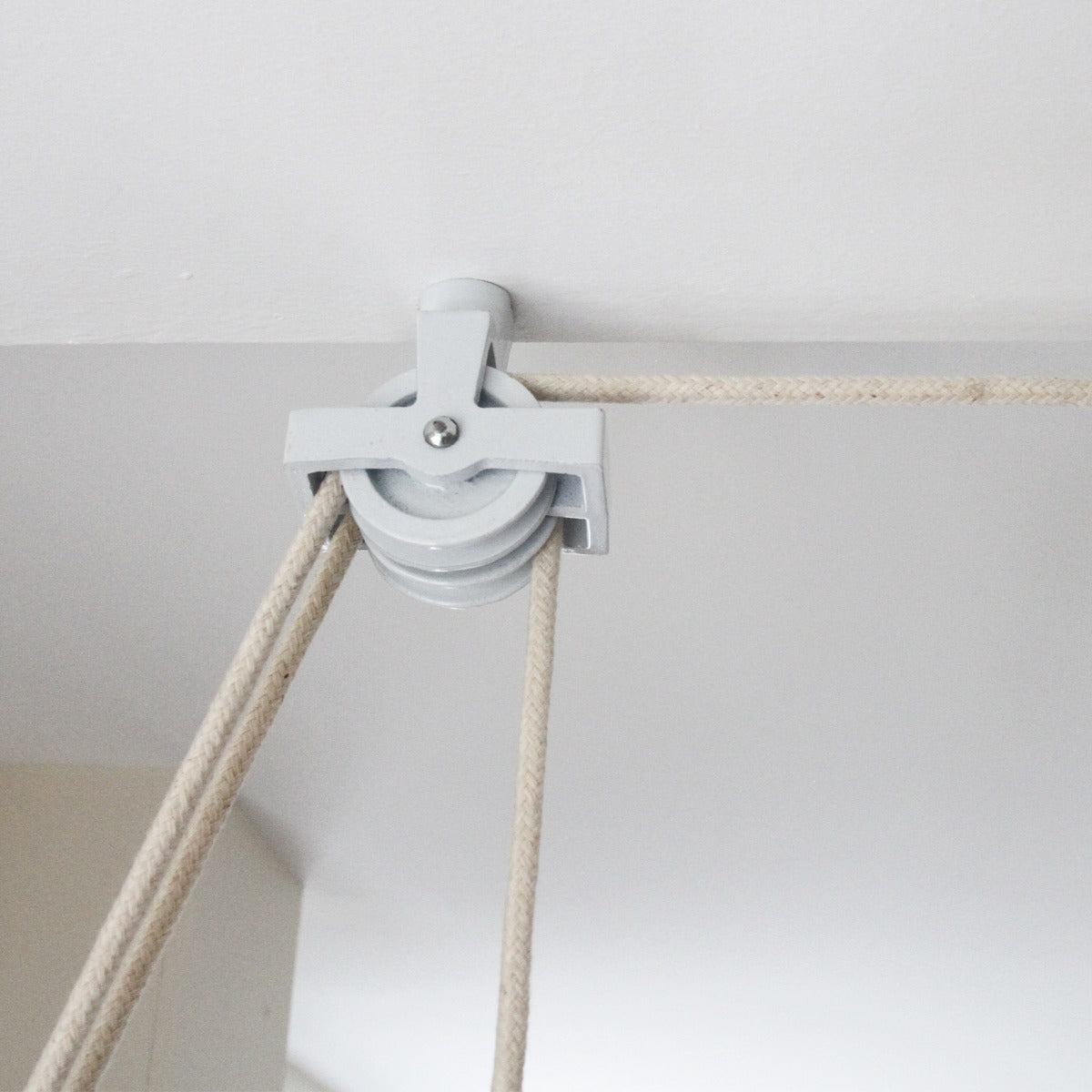 Clothing Airer Ceiling Pulley - White - 2.4m