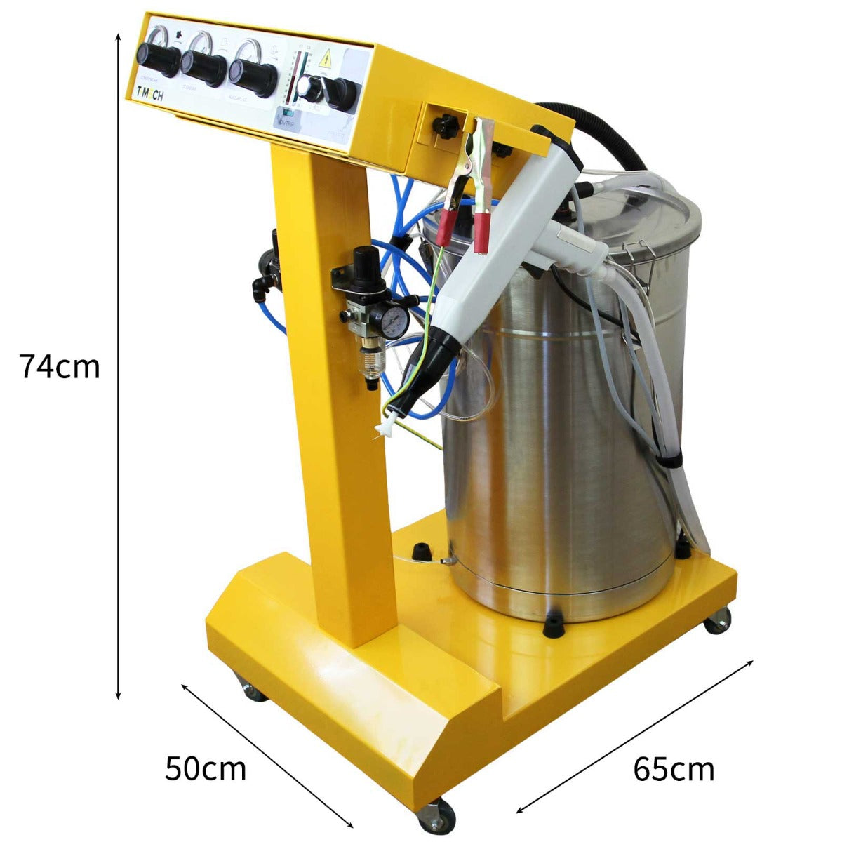 T-Mech Electrostatic Powder Coating Machine & 220L Sandblasting Cabinet