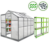 Greenhouse 6ft x 8ft With Base And Racking