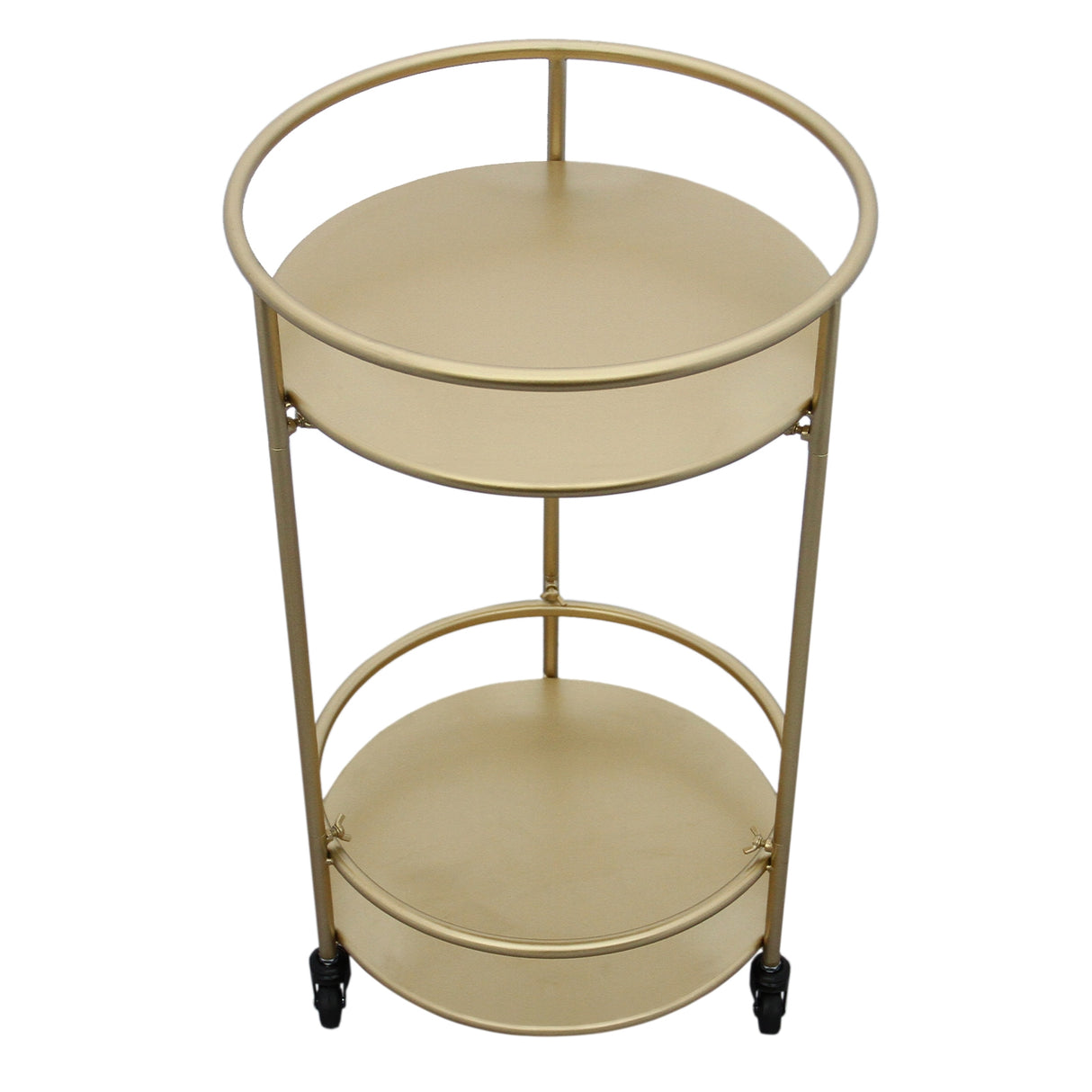 Gold Drinks Trolley Bar Cart - Small
