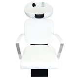 Salon Backwash Chair White