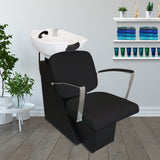 Salon Backwash Chair In Black