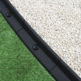 Flexible Lawn Edging Black 1.2m x 18