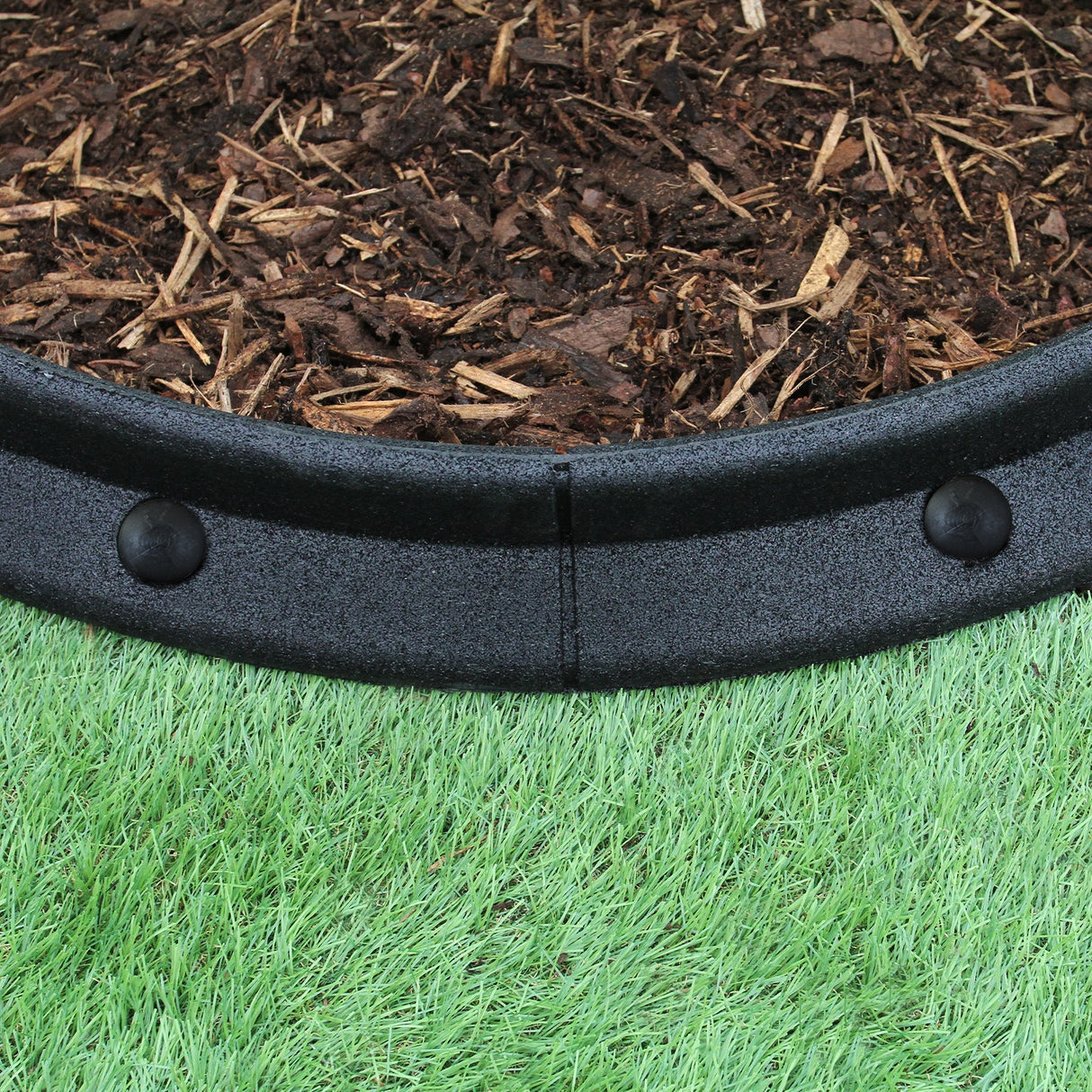 Flexible Lawn Edging Black 1.2m x 20