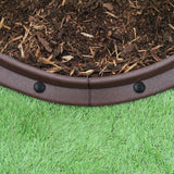 Flexible Lawn Edging Brown 1.2m x 12