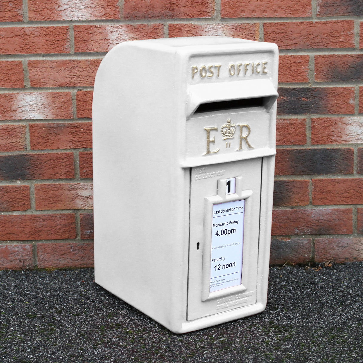 White Royal Mail Post Box