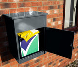 Grey Parcel Post Box